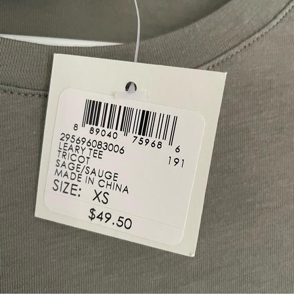 CLUB MONACO NWT Leary Tee in Sage Green - Picture 12 of 12